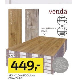 16 vinylová podlaha, cena za m2