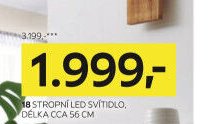 18 stropní LED svítidlo, délka cca 56 cm