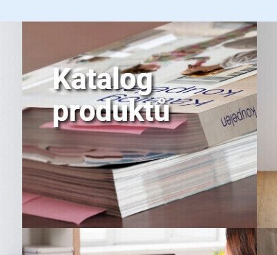 Katalog produktů
