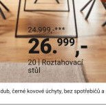20 | Roztahovací stůl