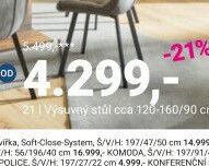 21 | Výsuvný stůl