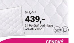 Polštář pod hlavu ALOE VERA