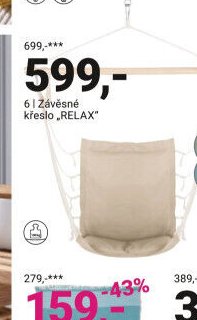 Závěsné křeslo RELAX