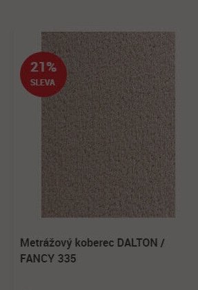 Metrážový koberec DALTON / FANCY 335
