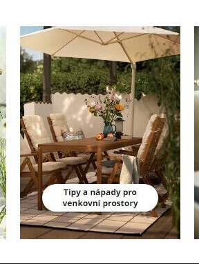 Tipy a nápady pro venkovní prostory