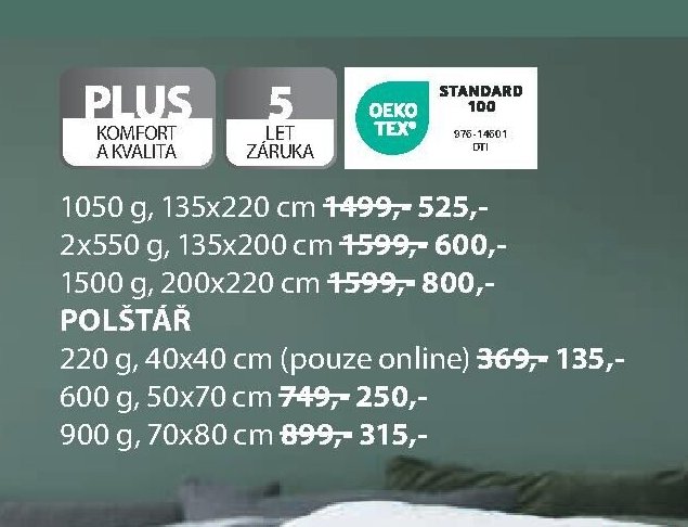 PLUS PŘIKRÝVKA