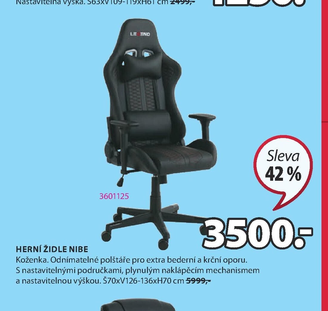 Herní židle NIBE