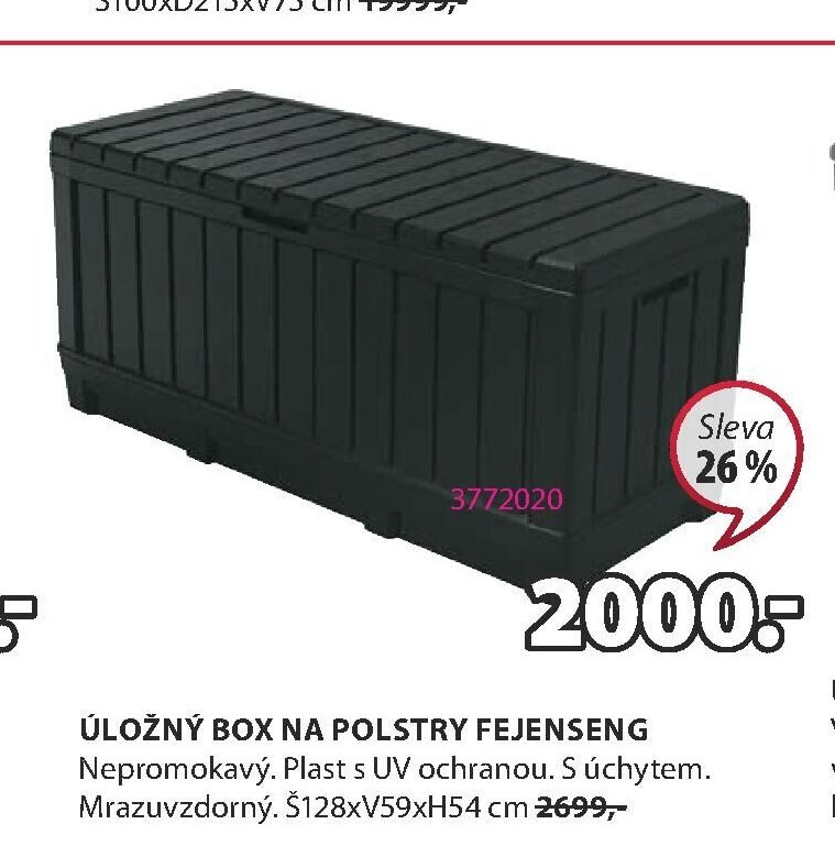 ÚLOŽNÝ BOX NA POLSTRY FEJENSENG
