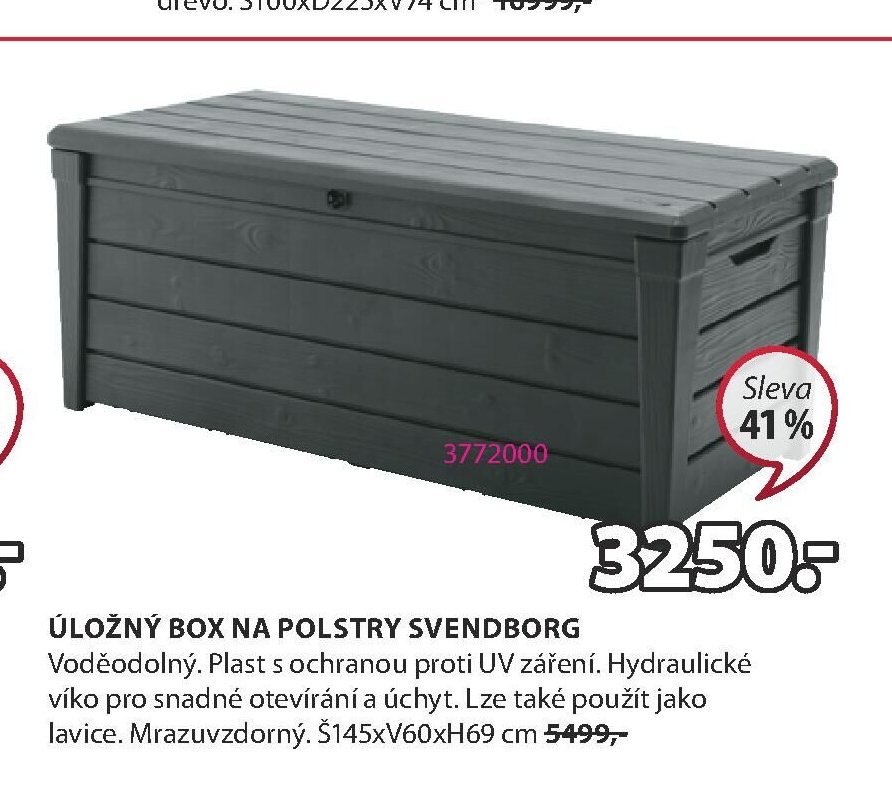 ÚLOŽNÝ BOX NA POLSTRY SVENDBORG
