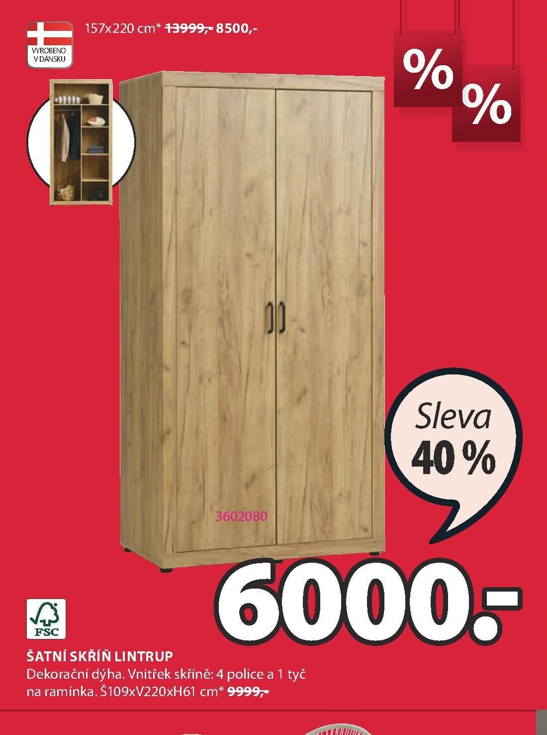ŠATNÍ SKŘÍŇ LINTRUP