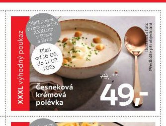 Česneková krémová polévka