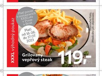 Grilovaný vepřový steak