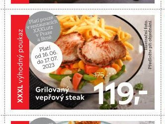 Grilovaný vepřový steak