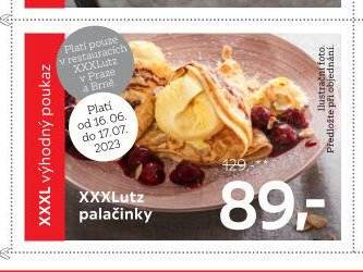 XXXLutz palačinky
