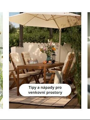 Tipy a nápady pro venkovní prostory