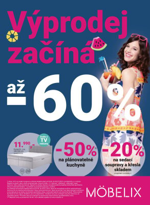 akční leták Möbelix 26.6.2023-9.7.2023
