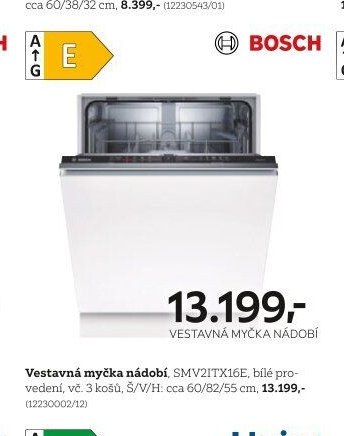 Vestavná myčka nádobí SMV2ITX16E