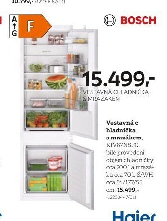 Vestavná chladnička s mrazákem KIV87NSF0
