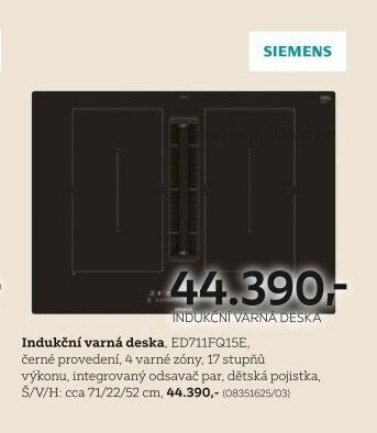 Indukční varná deska Siemens ED711FQ15E