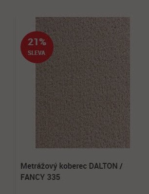 Metrážový koberec DALTON / FANCY 335