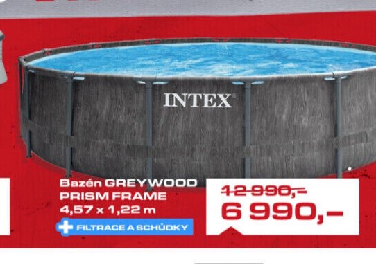 Bazén GREYWOOD PRISM FRAME 4,57 x 1,22 m