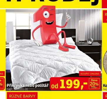 Přikrývka nebo polštář