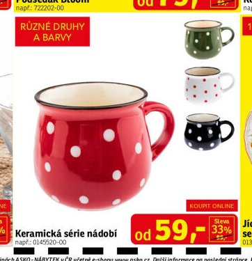 Keramická série nádobí