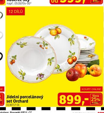 Jídelní porcelánový set Orchard