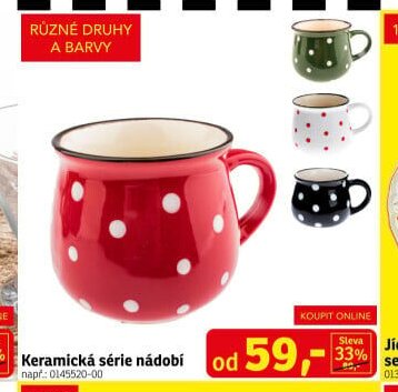 Keramická série nádobí