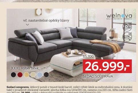 Sedací souprava welnova
