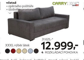 4 Rozkládací pohovka