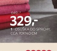 Osuška do sprchy, cca 70x140 cm
