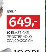 10 ELASTICKÉ PROSTĚRADLO, CCA 90X200 CM