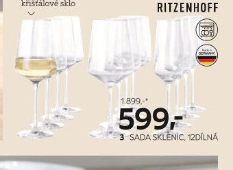 Sada sklenic, 12dílná