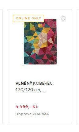 VLNĚNÝ KOBEREC, 170/120 cm
