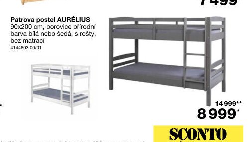 Patrova postel AURÉLIUS