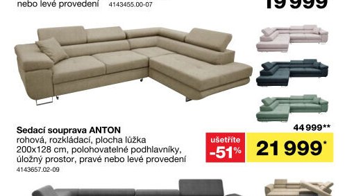 Sedací souprava ANTON
