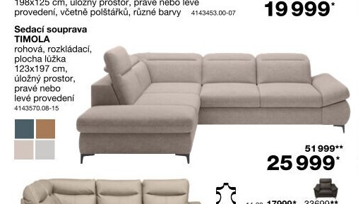 Sedací souprava TIMOLA