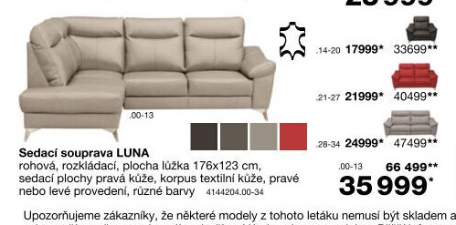 Sedací souprava LUNA