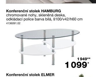 Konferenční stolek HAMBURG