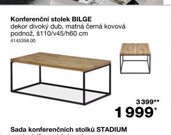 Konferenční stolek BILGE