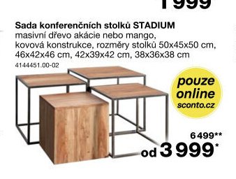 Sada konferenčních stolků STADIUM
