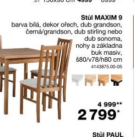 Stůl MAXIM 9