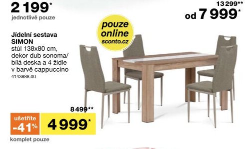 Jídelní sestava SIMON