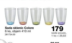 Sada sklenic Colore