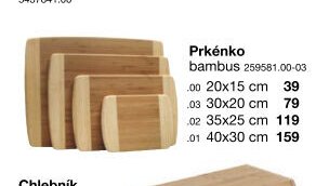 Prkénko bambus