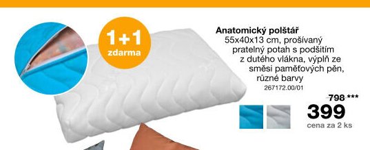 Anatomický polštář
