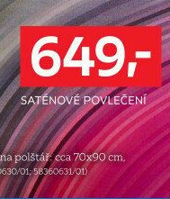 Saténové povlečení