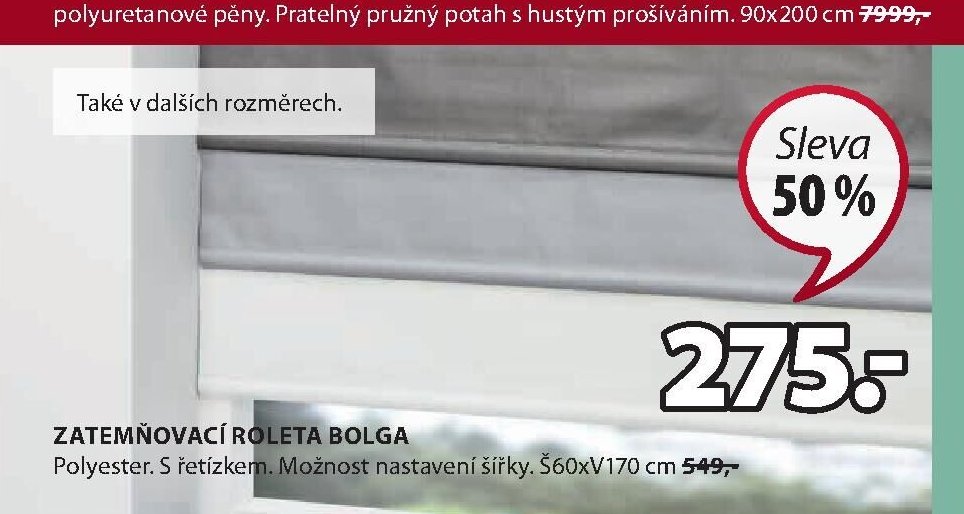 Zatemňovací roleta Bolga