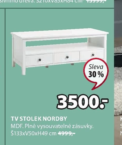 TV stolek NORDBY